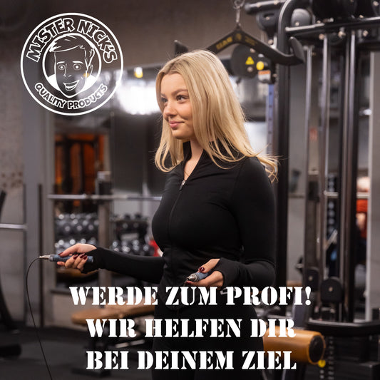 Mister Nick's Profi Springseil mit Kugellager, mit Zubehör