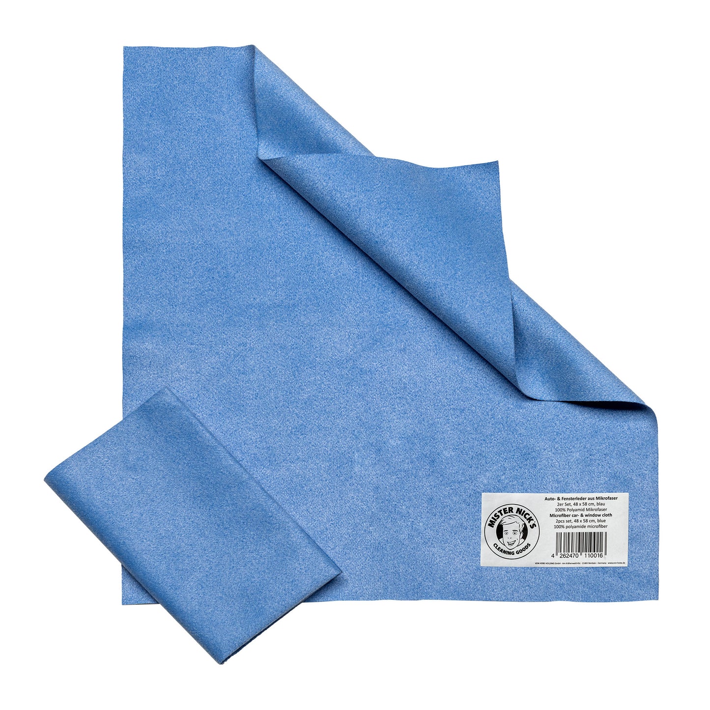 Mister Nick's Auto- & Fensterleder aus Mikrofaser XXL, 2er - 48 x 58cm