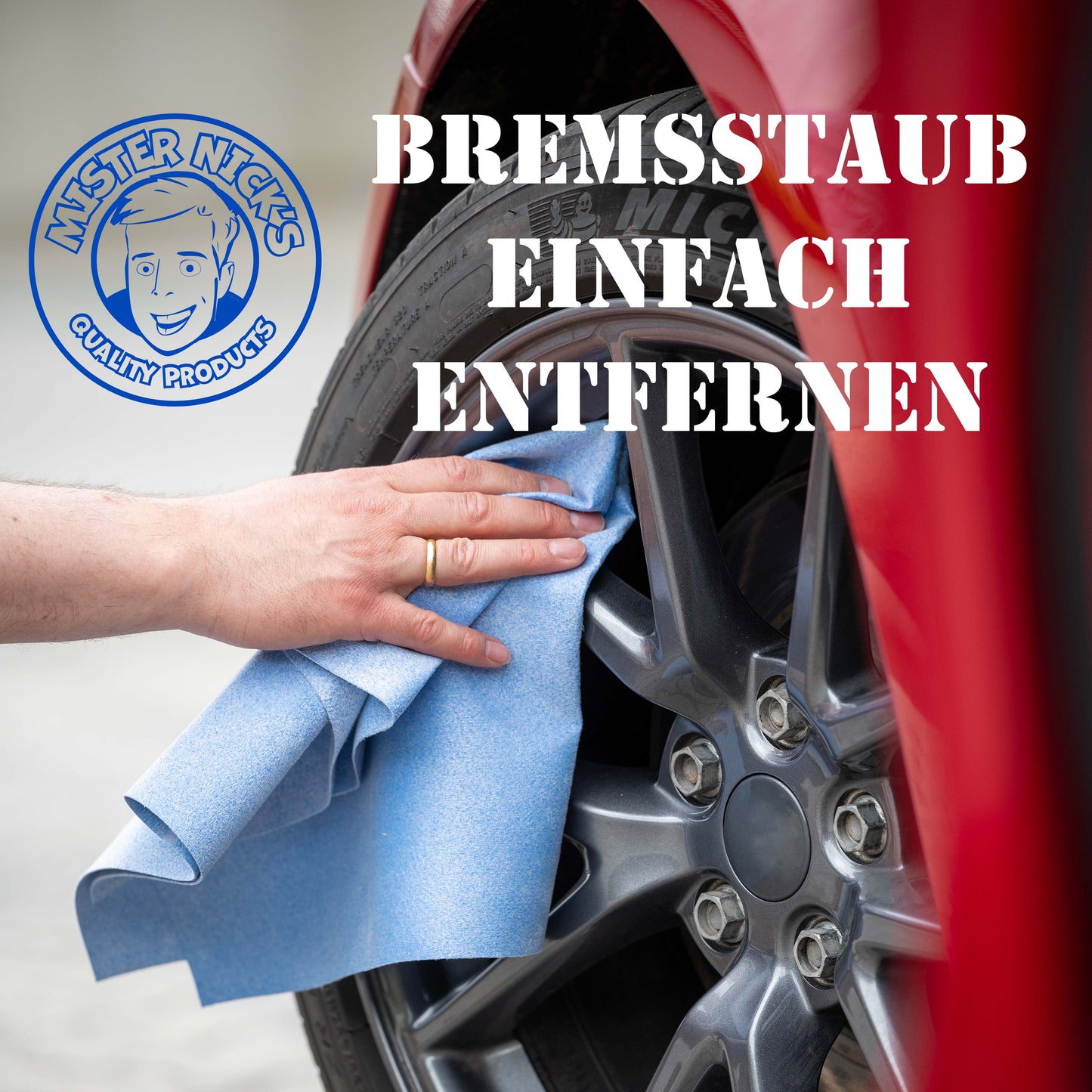 Mister Nick's Auto- & Fensterleder aus Mikrofaser XXL, 2er - 48 x 58cm