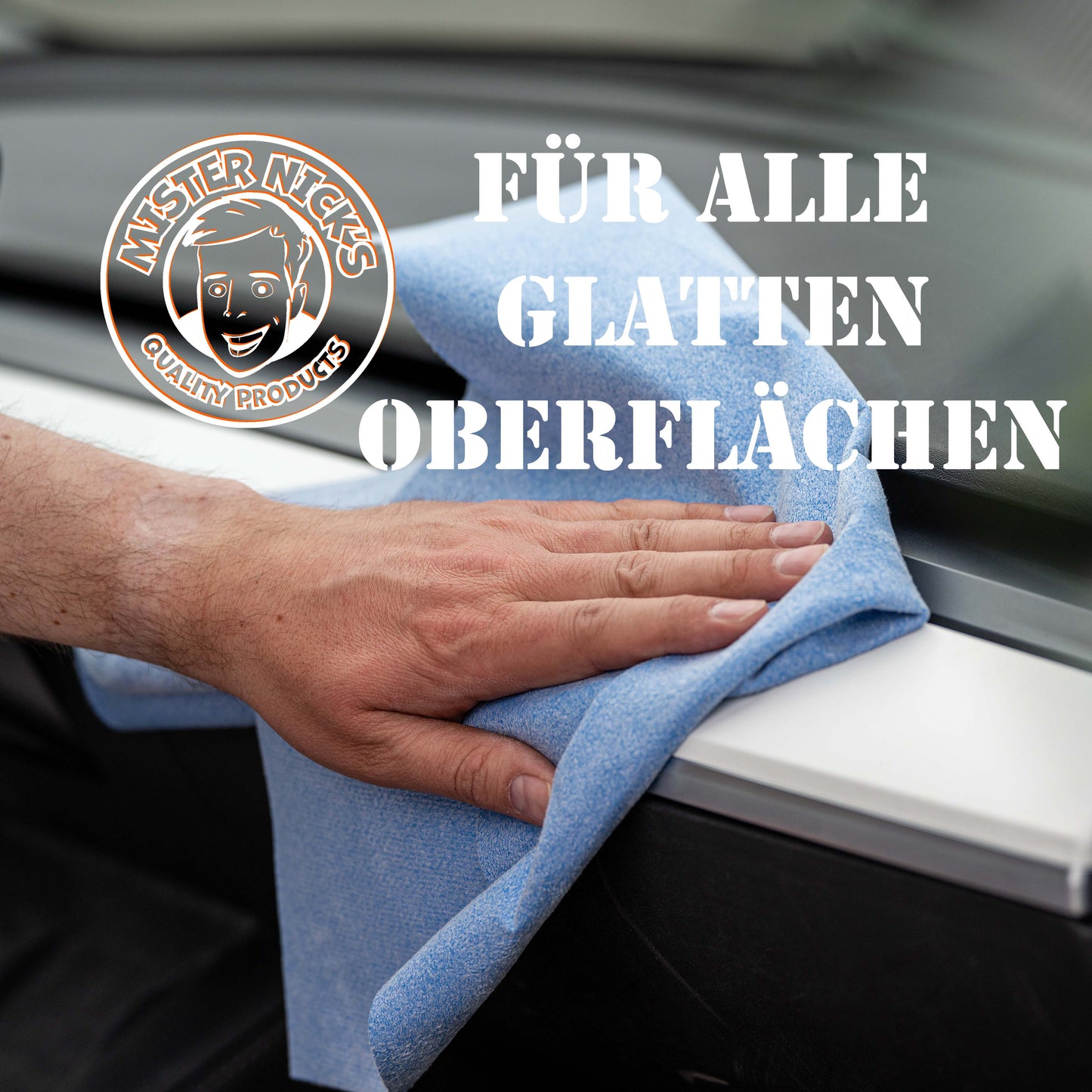 Mister Nick's Auto- & Fensterleder aus Mikrofaser XXL, 2er - 48 x 58cm