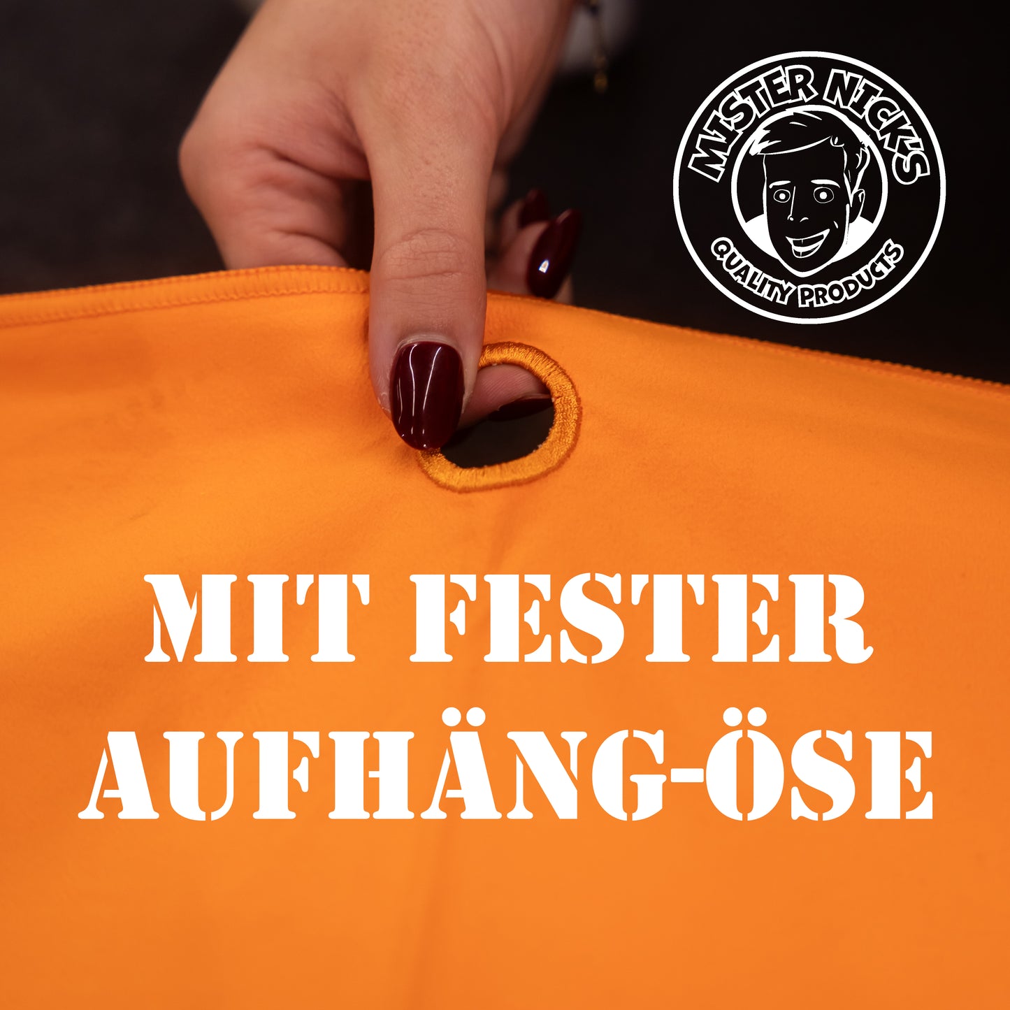 Mister Nick's Sport Handtuch - kompakt, leicht, 190 x 80cm, mit Tasche